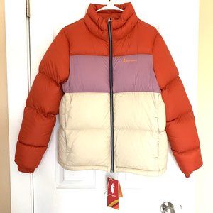 NWT Cotopaxi Solazo Down Jacket Cayenne & Plum Size M